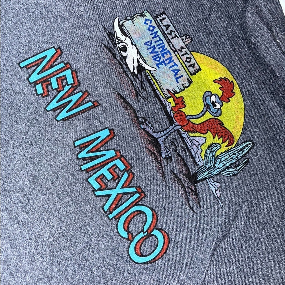 Good Shirts New Mexico Continental Divide‎ Roadrunner Graphic Pocket Tee Mens L